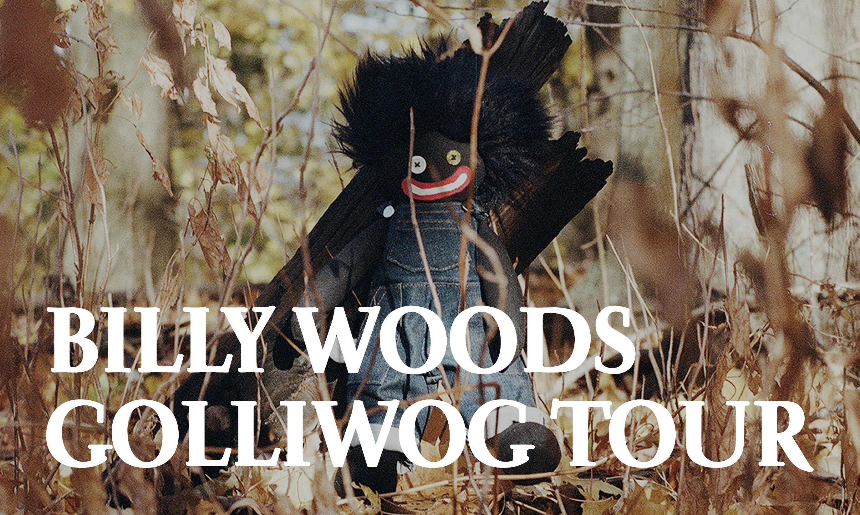 Billy Woods GOLLIWOG Tour Poster 2025